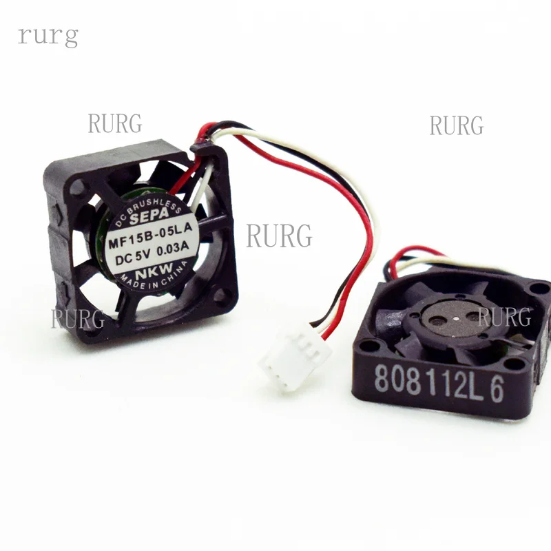 R+ 1-piece SEPA MF15B-05LA 15x15x5mm 1505 5V 0.03A small, mini, and micro server cooling fan