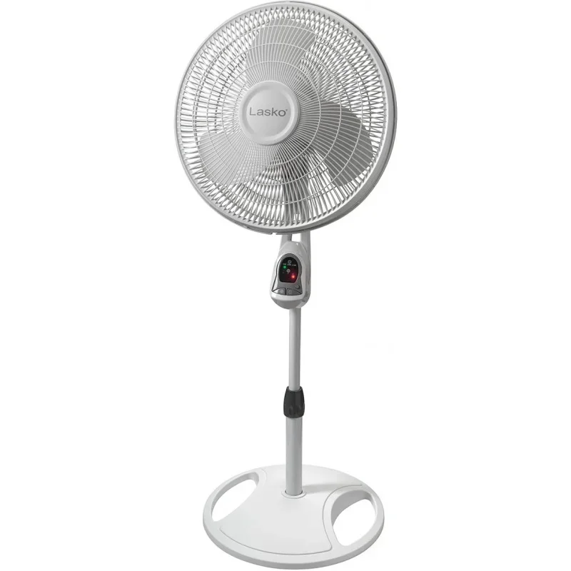 QWOscillating Adjustable Pedestal Stand Fan With Timer And Remote For Indoor,Bedroom,Living Room,Home Office &Amp; Colleg