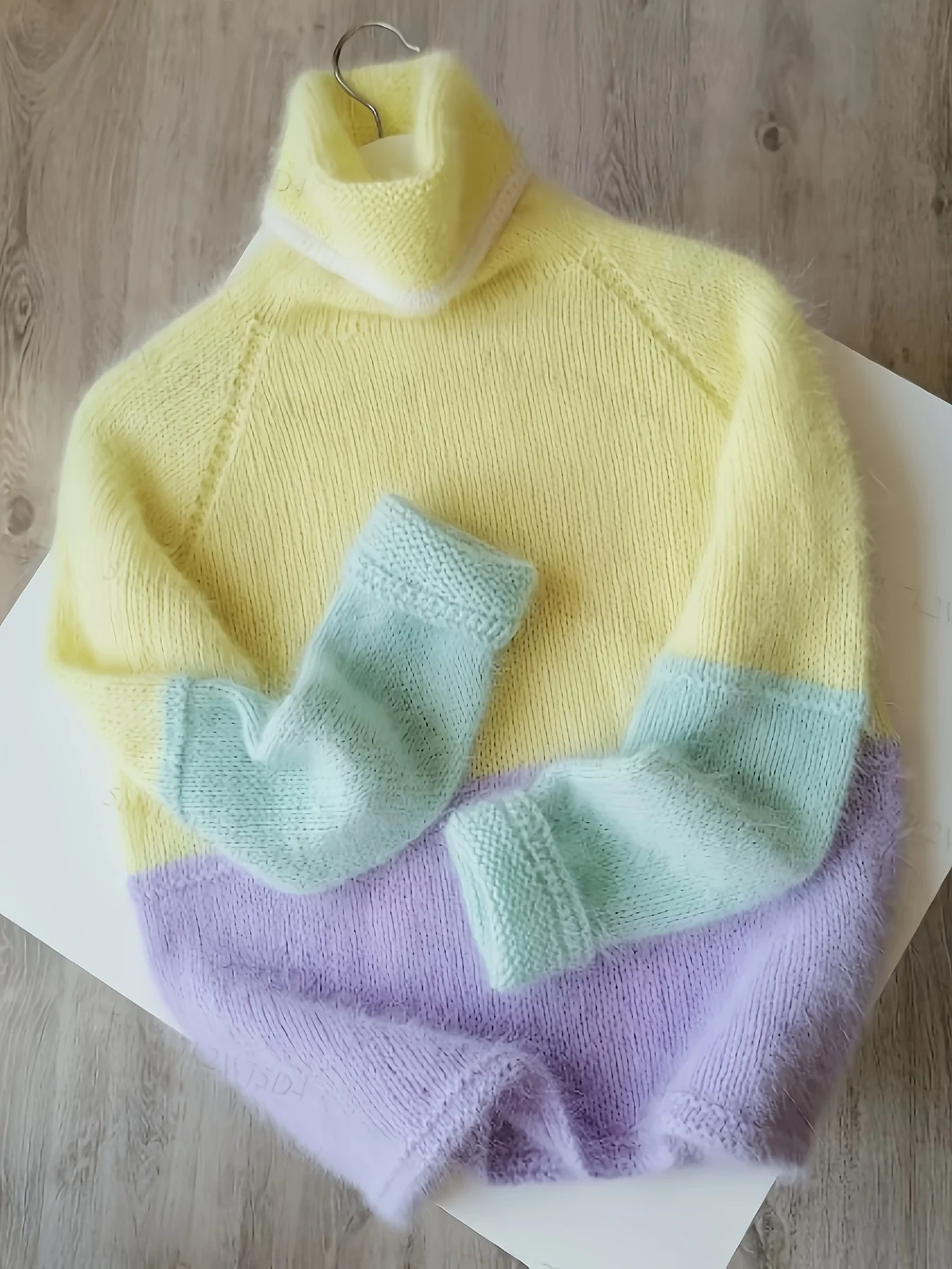 

Легкий роскошный элегантный вязаный топ с круглым вырезом Dopamine, модный вязаный свитер с высоким воротником на осень и зиму