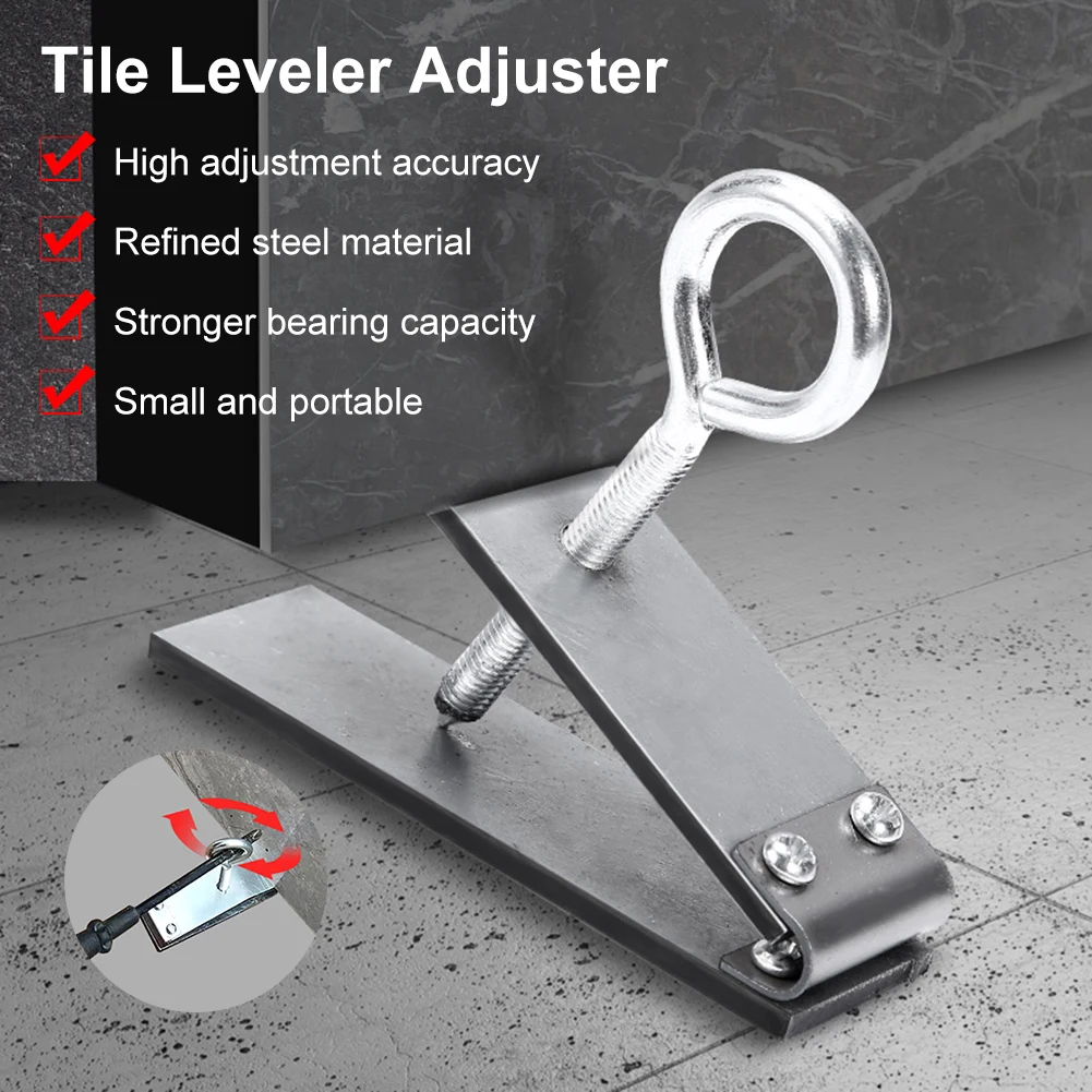 Tile Locator 1-5.5cm Height Adjustment Regulator Wall Ceramic Lifter Tools Tile Leveling Device Tile Leveler Stainless Steel