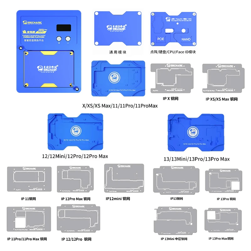 

MECHANIC iT3 PRO Intelligent Temperature Control Preheating Platform For iPhone X-11Pro 12 Mini-12 Pro Max 13mini/14PROMAX