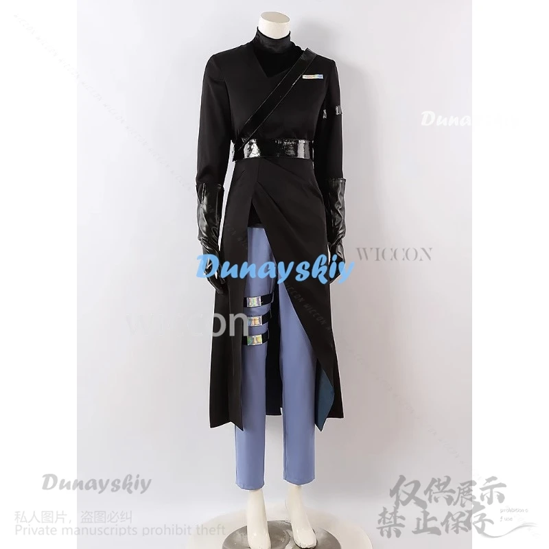อะนิเมะร้อน Alien Stage คอสเพลย์ Ivan เครื่องแต่งกายสีดํา Sorrow วิกผมบทบาทเล่นปาร์ตี้กางเกงเข็มขัดฮาโลวีนคริสต์มาสชุดที่กําหนดเอง