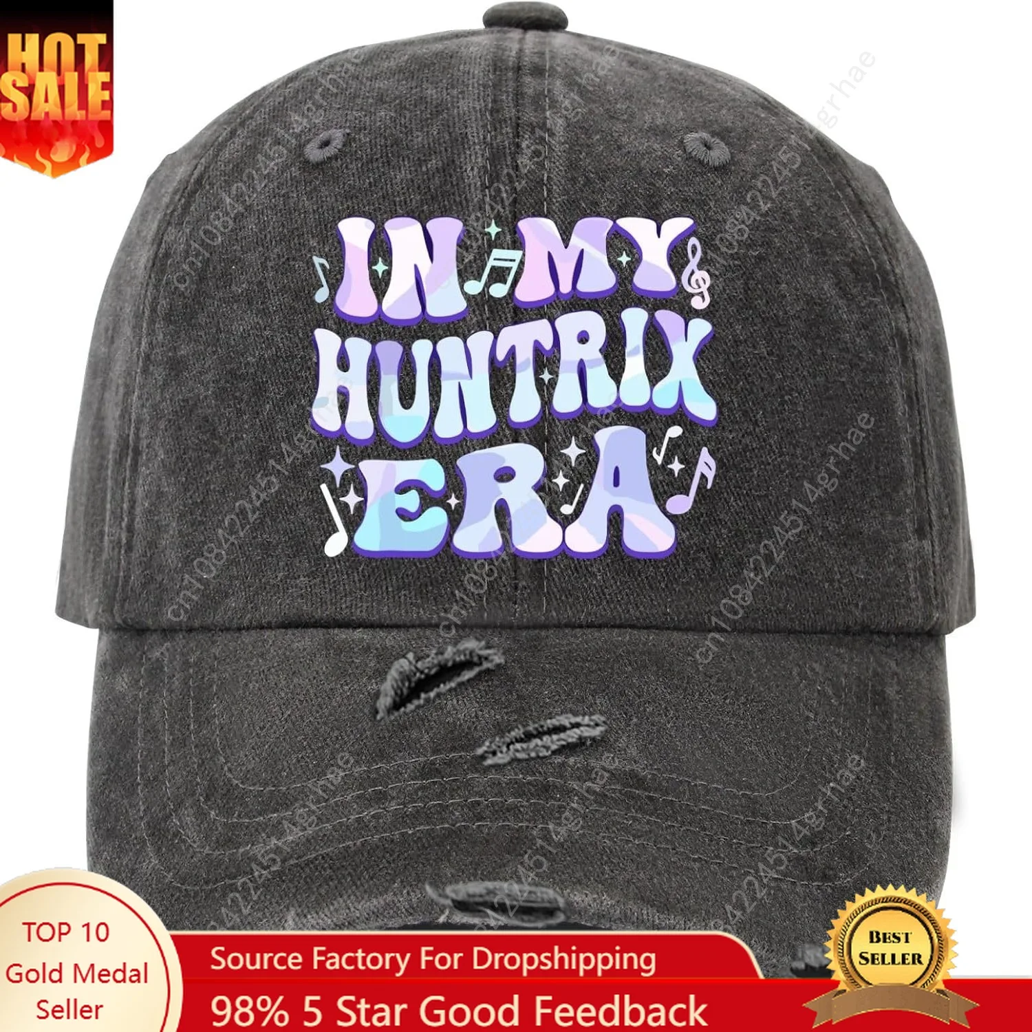 Мужские эстетические потертые бейсболки in My Huntrix Era