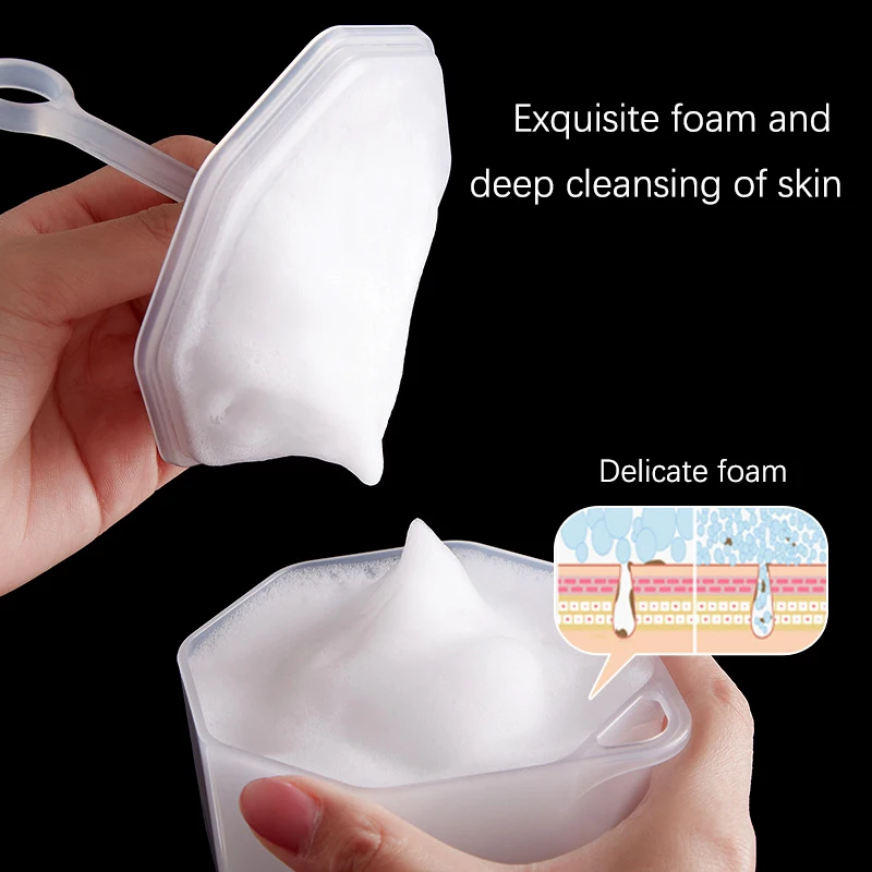 1Pcs Portable Facial Cleanser Bubble Foamer Foam Maker Face Wash Cleansing Cream Foamer Cup Bubble Foamer Device