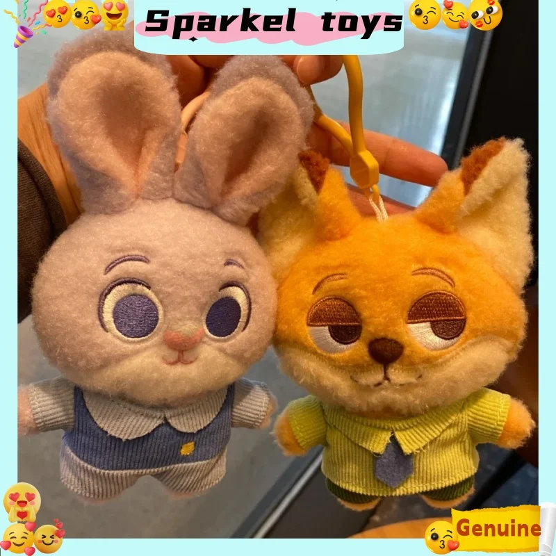 

New Genuine Zootopia Plush Keychain Kawaii Cartoon Stuffed Animal Key Ring For Boys Girls Kids Soft Plush Toy Gift For Christmas