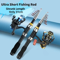 Mini Pole Throwing Sea Pole Super Hard Long Range Throwing Lure Rod Fishing Rod
