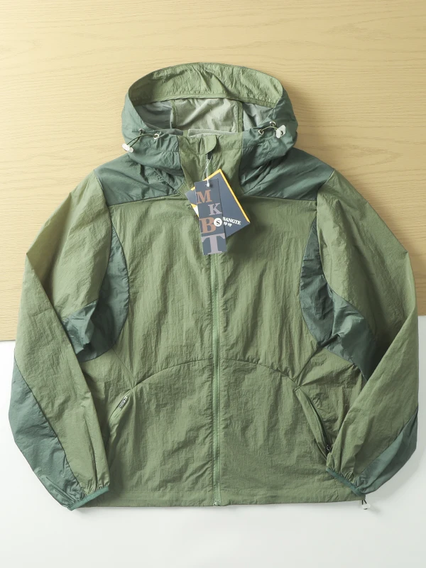 Bluza z kapturem dla par, luźny krój, wiosna-lato, odzież na skórę, Jaet, męska, damska, kontrastowe kolory, casual, moda miejska.