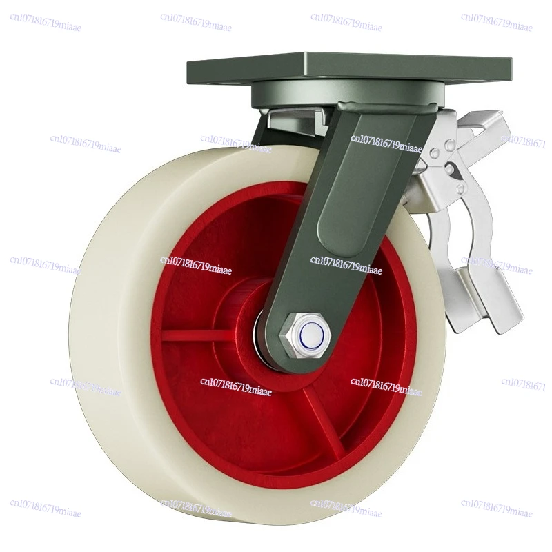 Load Big Mac Industrial Heavy Duty 3 Tons Nylon Wheels with Brakes Extra Weight Casters Universal Wheels Wheels