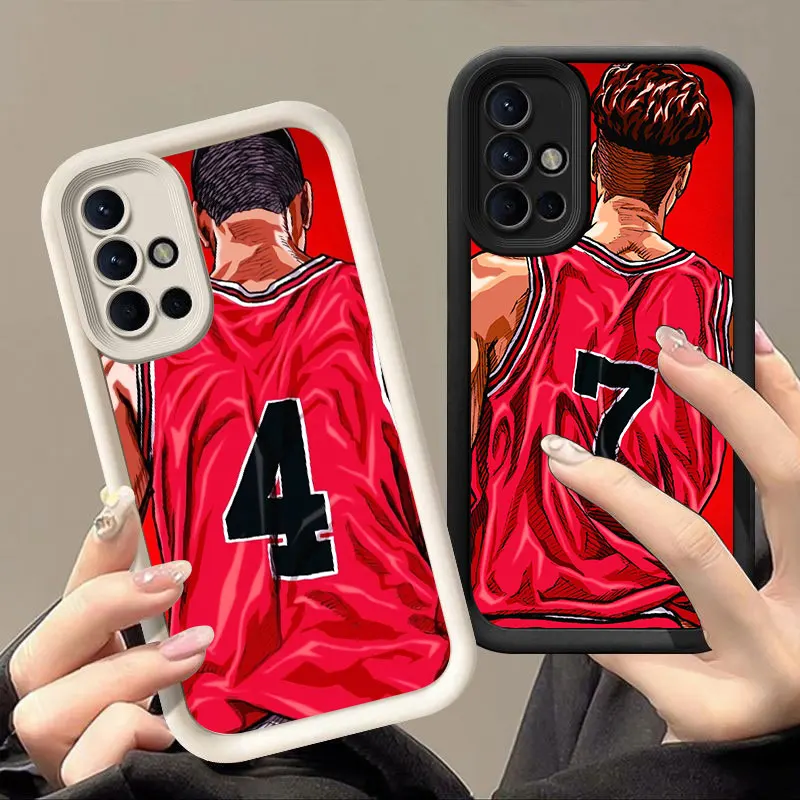 Anime SLAM DUNK Soft Silicone Phone Case For Samsung Galaxy S20 S21 S23 FE S22 S24 Plus Ultra Note 20 Ultra