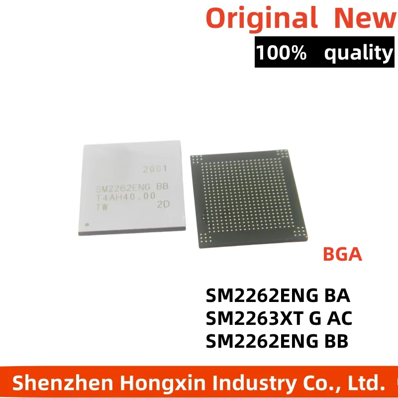 

1pcs SM2263XT G AC SM2262ENG BA SM2262ENG BB BGA SMI Solid State Drive Control Chip