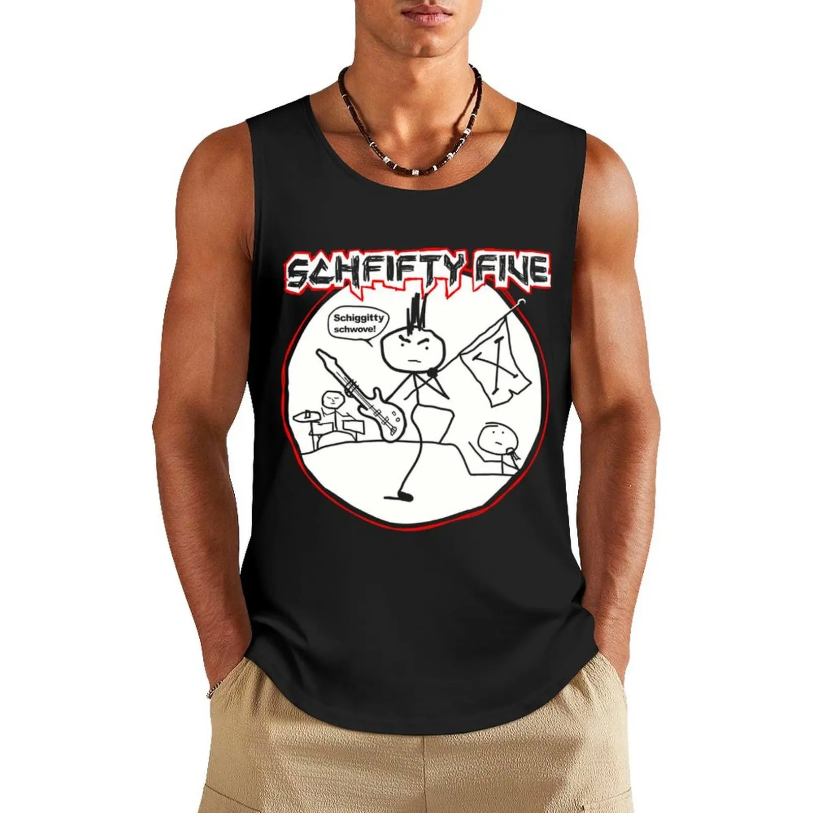 

Schfifty Five V2 Tank Top men clothing Sports clothing t-shirt gym man
