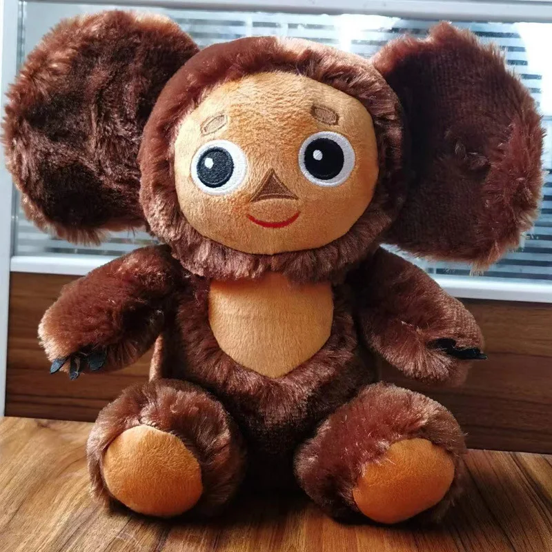 Cheburashka Plush Toy Soft Stuffed Big Eyes Monkey Doll For Children The Best Birthday Gift