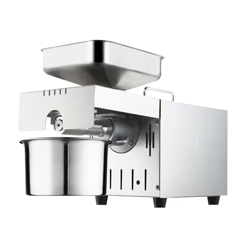 Commercial stainless steel peanut hydraulic oil press, multi-functional rapeseed sesame oil press