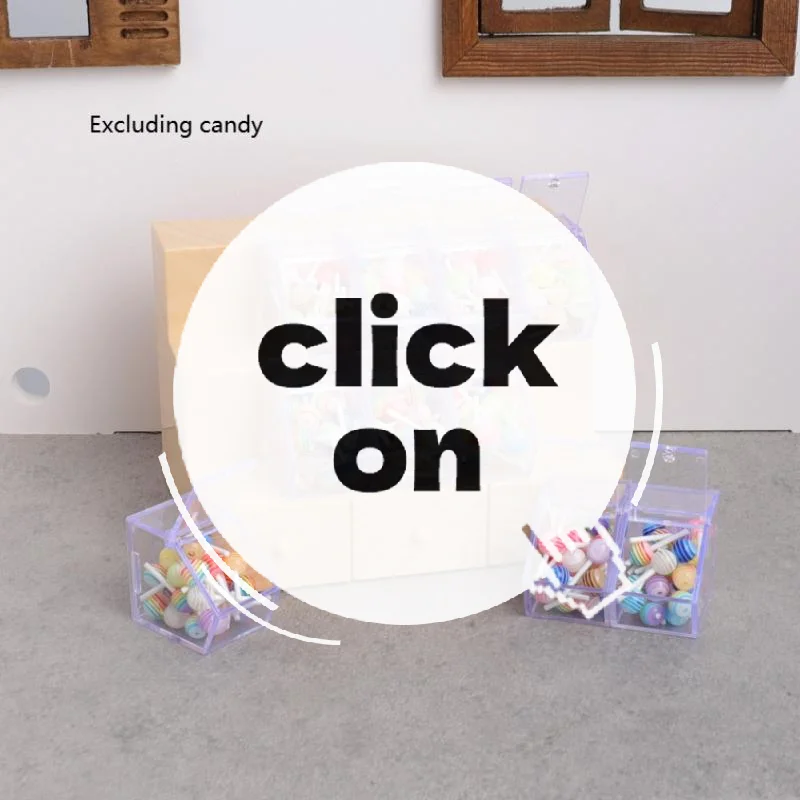 

1/12 Dollhouse Miniature Simulation Storage Display Rack With Lollipop Model For Doll House Decor Kids Pretend Play Toys Gift
