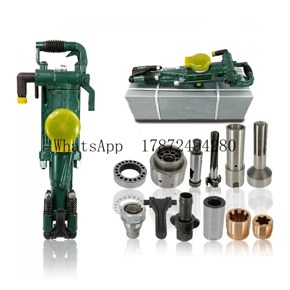 Indispensable Handheld Hard Rock 5m YT28 Jack Hammer Air Leg Pneumatic Perforadora Rock Drill for Blast Hole Drilling
