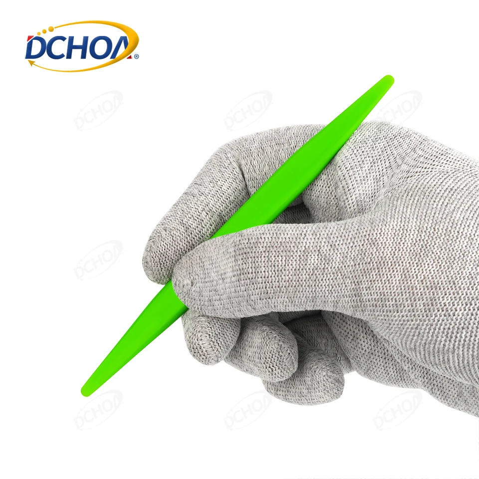 DCHOA 5Pcs Window Tint PPF Vinyl Wrap Squeegee Kit Corner Scraper Curve Slot Tucking Tools Car Film Installation Accessories
