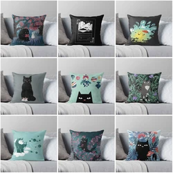Decorative Home pillow case Cushion covers nordic 45*45 40*40 40x40cm 50x50cm Modern Living Room sofa House 50*50 60*60 cute cat