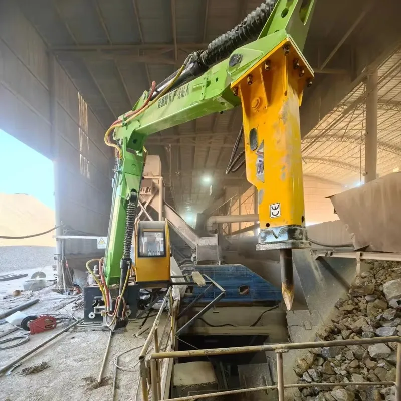 Customized Cab Type Hydraulic Rock Breaker With Remote Console For Breaking Mining /quarry/stone Pit