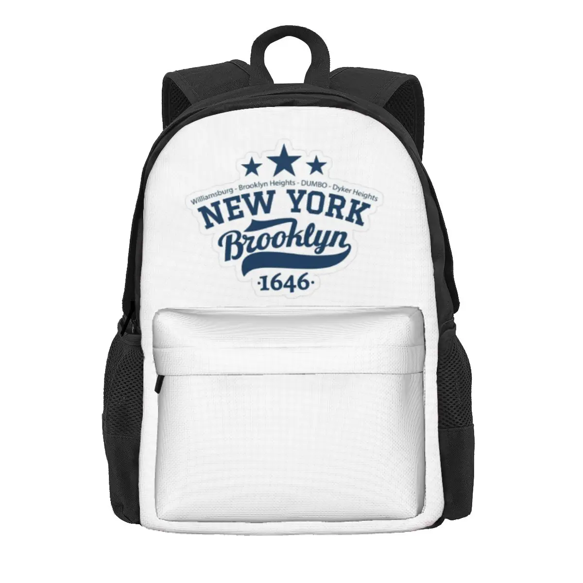 

Brooklyn New York Backpack Daypack Large Capacity Boys Girls BookBag School Bag Shoulder Bags for Men Women