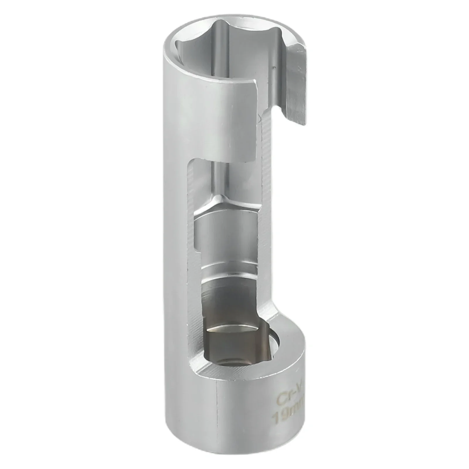 Imagem -06 - Hexagonal Abertura Remoção Tubo Manga Diesel Fuel Injector Oxigênio Sensor Wrench Metal Ferramenta Mão Hardware Acessórios 17 mm 19 mm 1pc