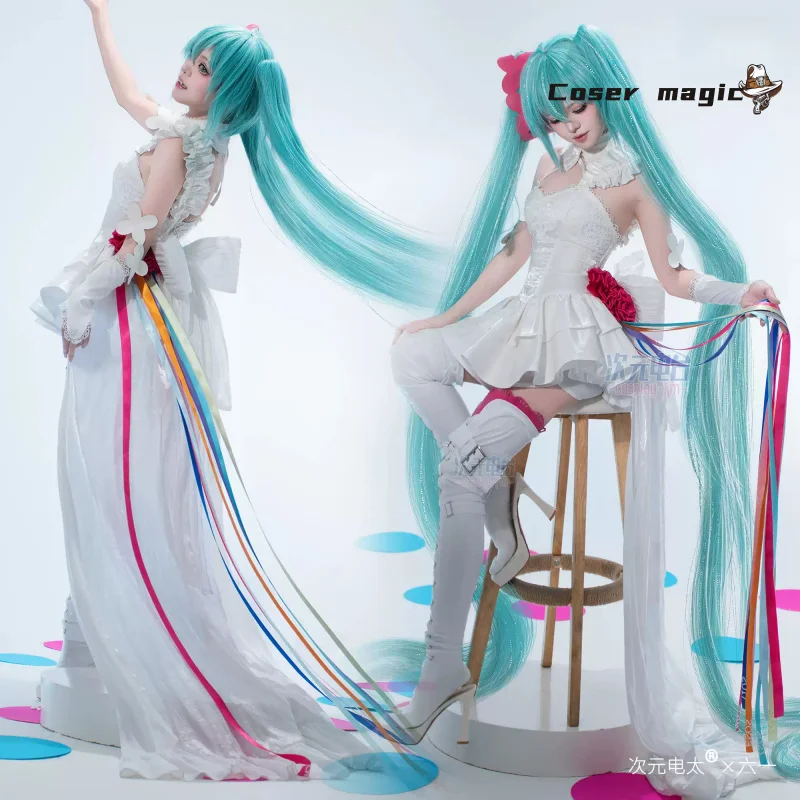 애니메이션 2025 미 코스 키우 섹시 레이싱 드레스 여성용 코스프레 의상 할로윈 의상