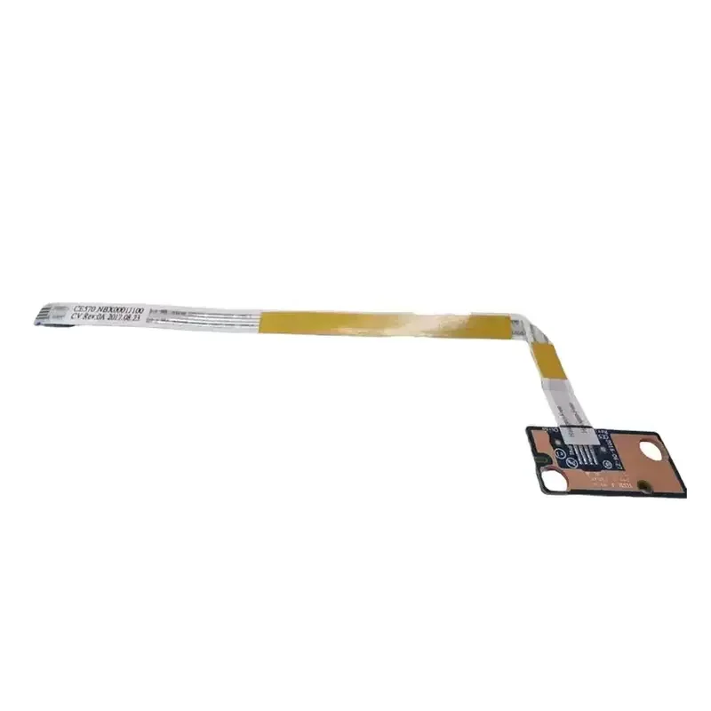 Used OEM For Lenovo ThinkPad E570 E570C E575 Laptop Switch Power Button Board with Cable Repairing Accessories NS-A833 01EP130