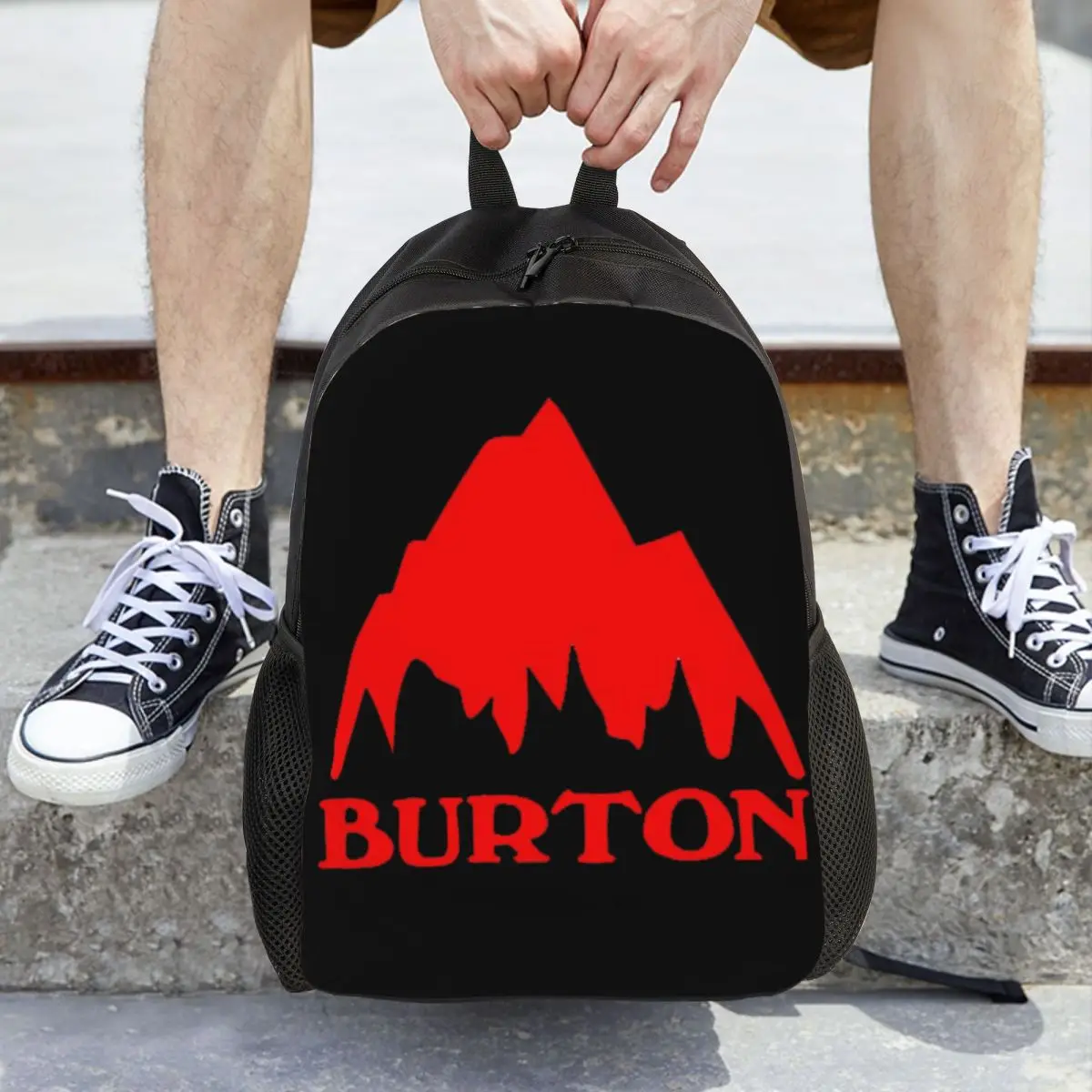 

Burton Snowboard Sportive Backpack Daypack Large Capacity Children BookBag School Bag Shoulder Bags for Men Women