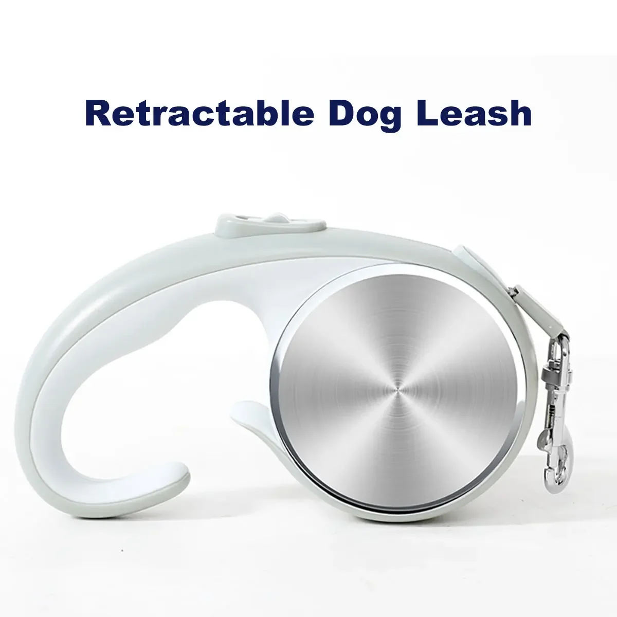 

Stainless Steel Retractable Dog Leash 5m/16.4ft Strong Nylon Tape with Anti-Slip Handle for Medium and Small Dogs