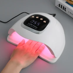 SUN X15 Max UV LED Nail Lamp For Fast Drying Gel Nail Polish Dryer 66LEDS Home Use Ice Lamp With Auto Sensor For Manicure Salon