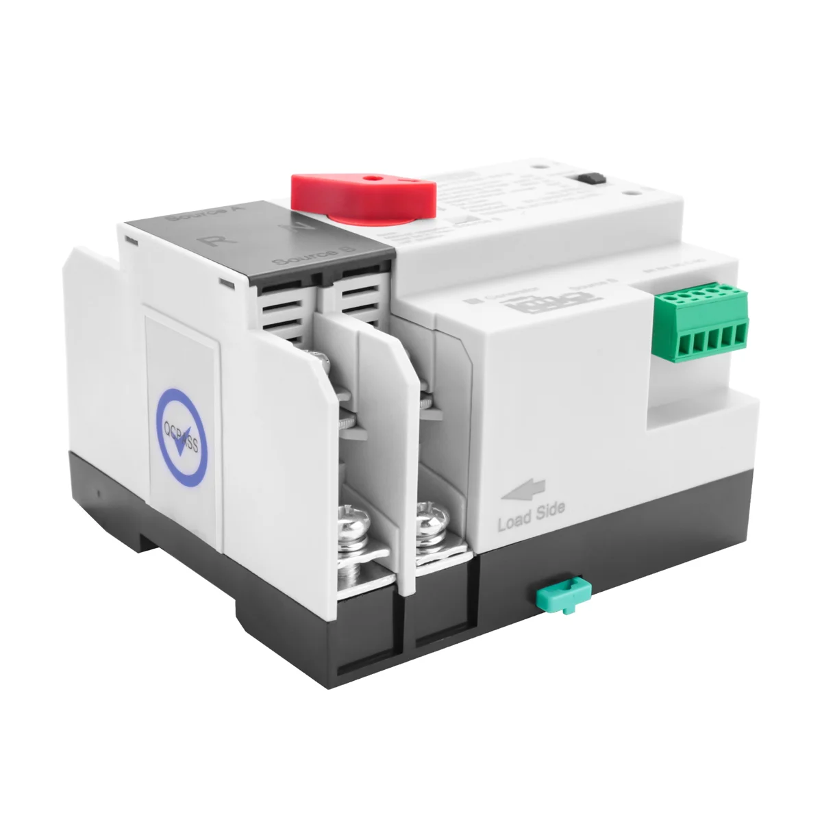 TOMZN Din Rail 2P ATS Dual Power Automatic Transfer Switch Electrical Selector Switches Uninterrupted Power 63A