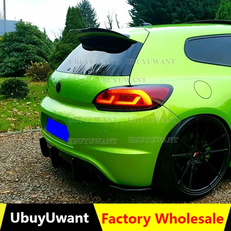 Car Rear Roof Spoiler Wing For Volkswagen Scirocco Standard 2008-2017 （Only For R and R-Line） Rear Trunk Roof Wing Spoiler Lip