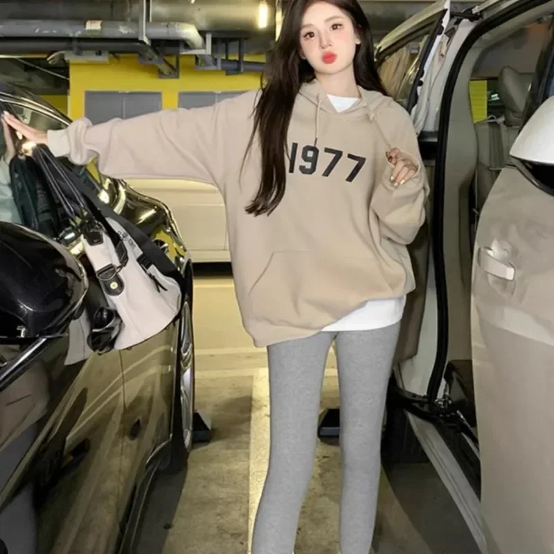 Y2k Women's Hoodies Large Size Casual Clothing Fashion Hooded Harajuku Sweatshirt Pullover Sportswear Baggy Hoodie Winter Korean