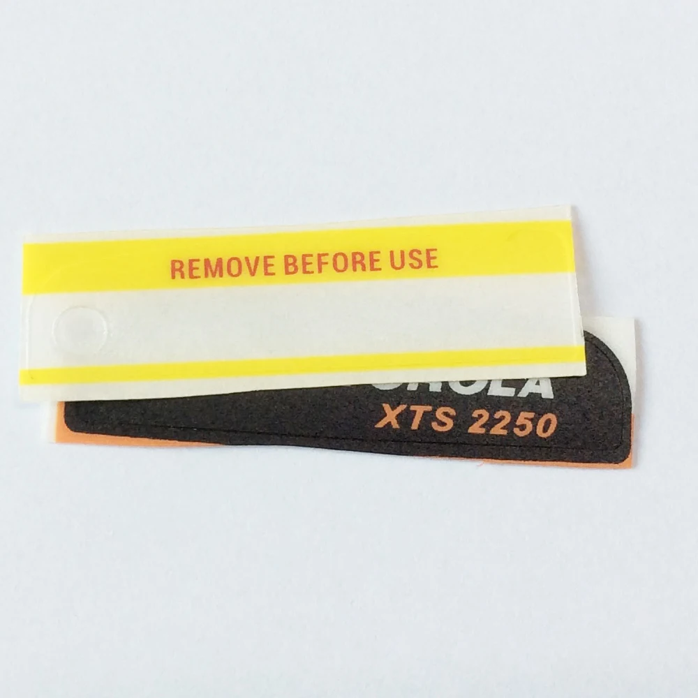 50Pairs XTS2250 Model With Yellow Remove Before Use Labels