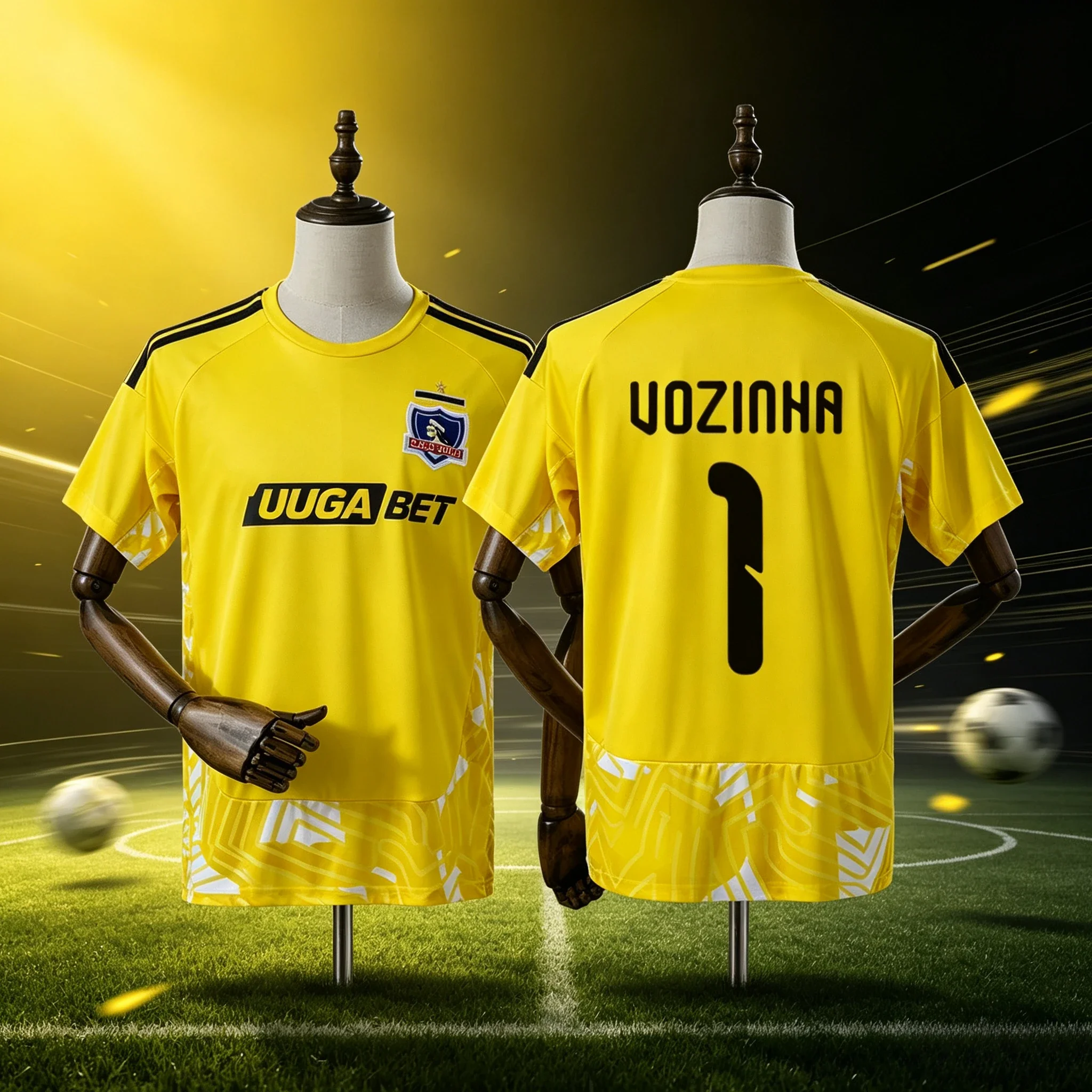 New Men Women Colo-Colo Vozinha # 1 Short Sleeve TShirt Soccer Jersey Y2K Sports Fan Streetwear Loose Quick Dry Family