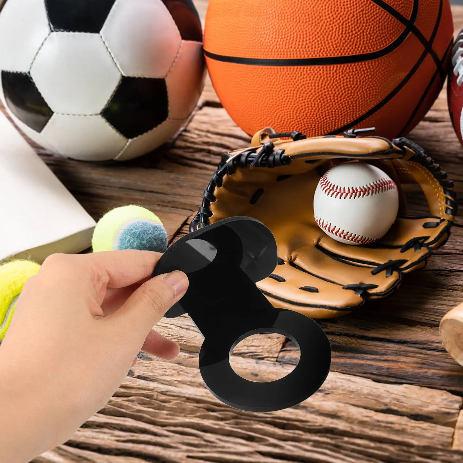 2 pcs Stand for Tennis Softball Baseball Golf Display Rack Storage Mount Baseball Wall Decor Sport Wall Decor