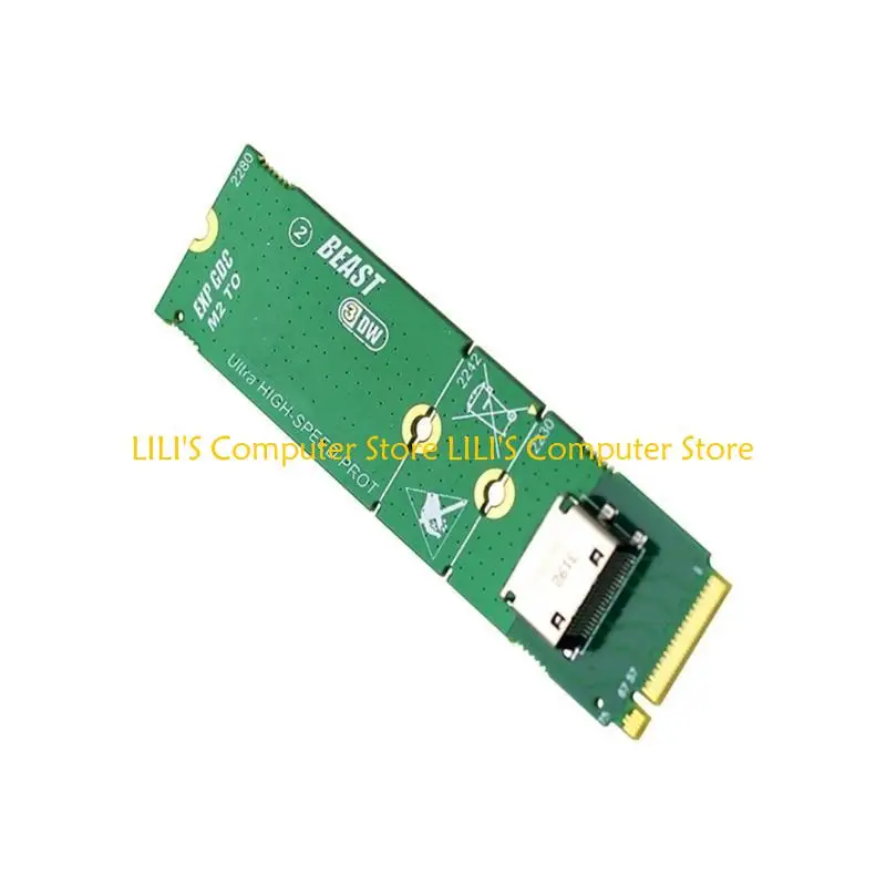 A52B M.2 M To OCuLink Adapter Quick Data Transfer GPU Dock PC Laptop to External Graphics Card Adapter For Various Devices