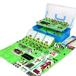 Lab Electricity Experiment Kit Junior High School Electromagnetics Physics Circuit Equipment for Teacher Student Self-Study kit