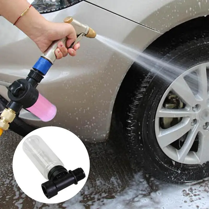 Car Washer Foam Generator Car Washing Snow Foam Spray Bottle Quick-connect Integrated Knob For Sprayer Cleaning Snow FoamTool