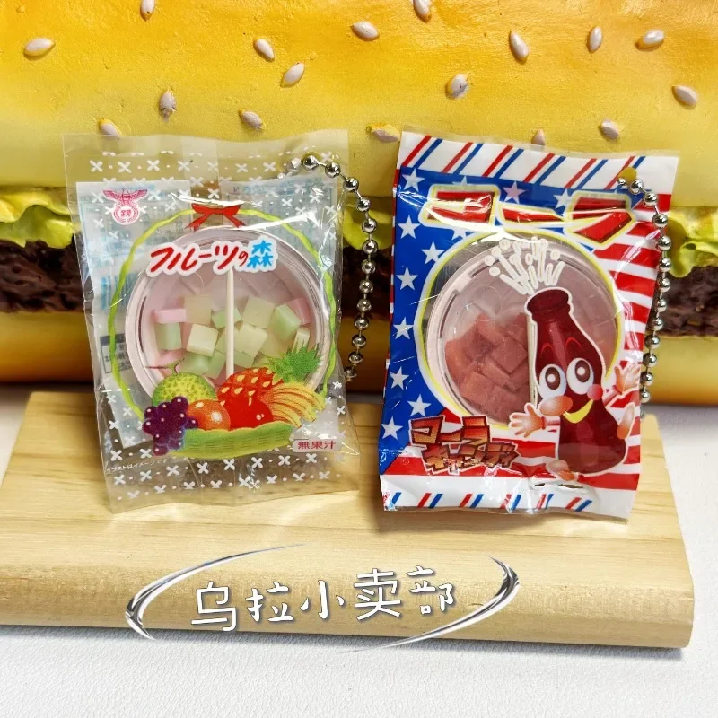 Bandai Gashapon Cute Kawaii Candy Toy Figure Anime Miniature Snack Bag Food Keychain Pendant Doll Deocr Model Capsule Toys Gift