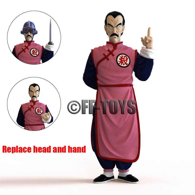 

Dragon Ball Tao Pai Pai Figure Replace Head And Hand Taopaipai 28cm Pvc Action Figures Collection Model Toys Gifts