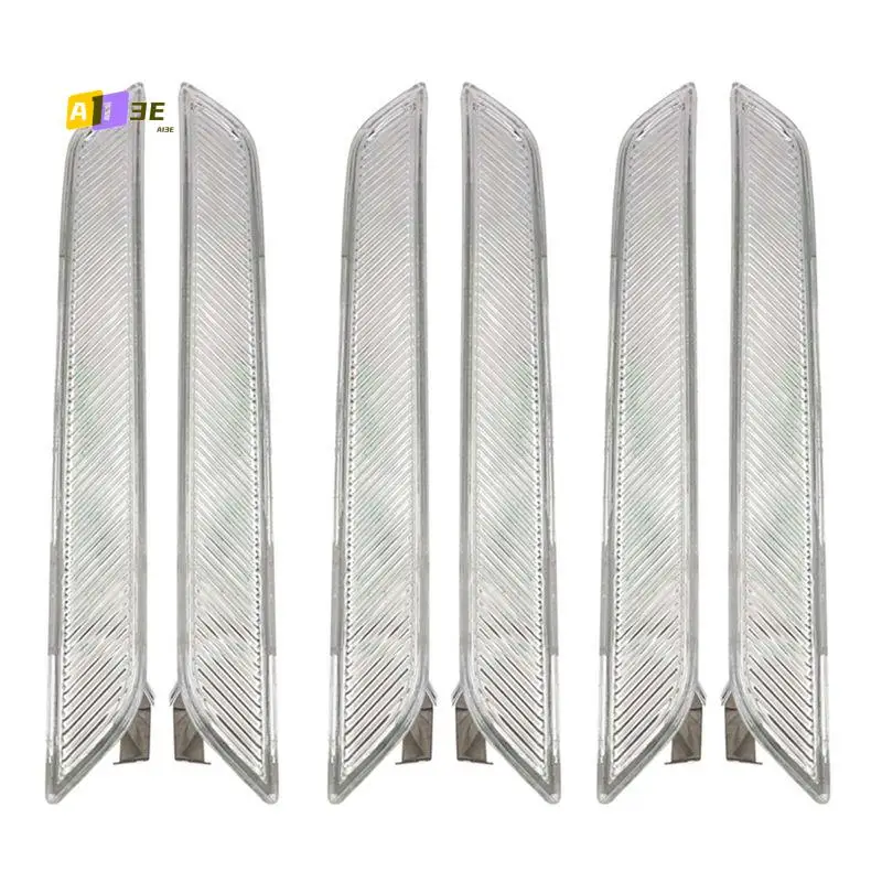 

A03E-6Pcs Euro Clear Lens Front Bumper Side Marker Reflector Lamps For BMW E71 X6 E70 X5M 2008-2014 Replace Sidemarker Lamps