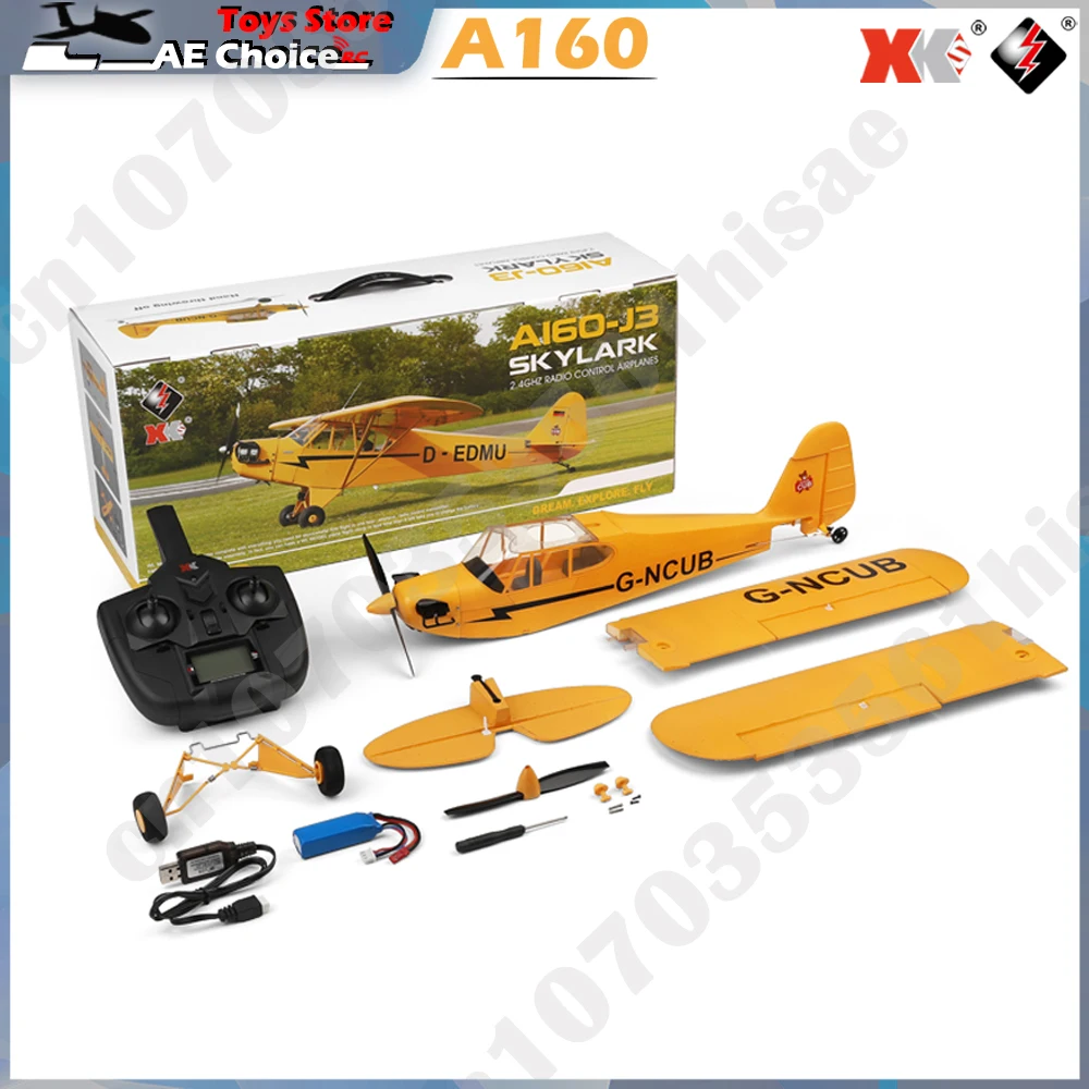 WLtoys A160 RC samolot 5-kanałowy 3D/6G 1406 bezszczotkowy silnik sterowany radiowo 650mm rozpiętość skrzydeł RC zabawka prezent dla dorosłych