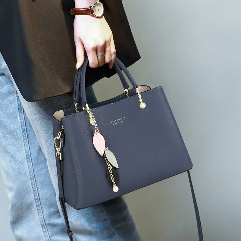 

Mum Bag 2025 New Genuine Leather Crossbody Bag Senior Sense Of Luxury Fashion Cowhide Mother Handheld Shoulder Bag