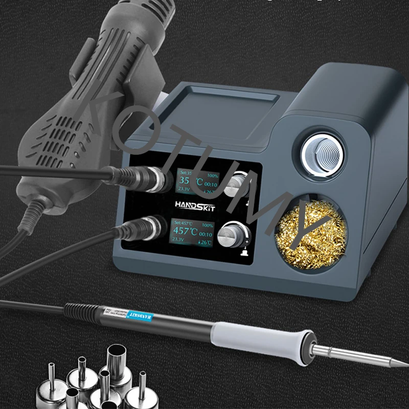 220V 8T12/8210 High Power Soldering Gun Temperature Control Heat Gun Soldering Machine Wedling Tools