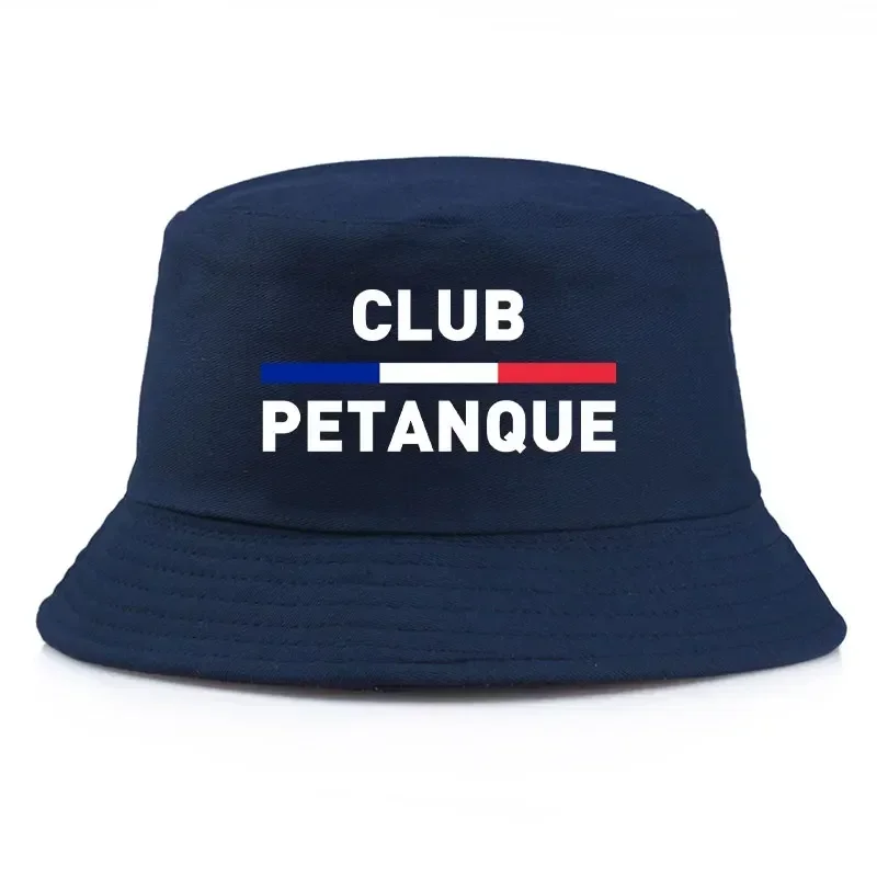 French Petanque Club Bucket Hat men Unisex Adult Outdoor Sport Activities bob Panama Hat Men Women Reversible Fisherman Cap boy