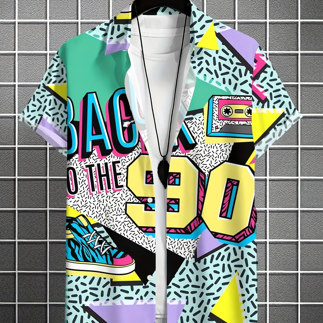 Eye-catching All Over Print Summer Shirt Diverse Pattern Styles Available Summer Beach Breathable Hawaiian Tops