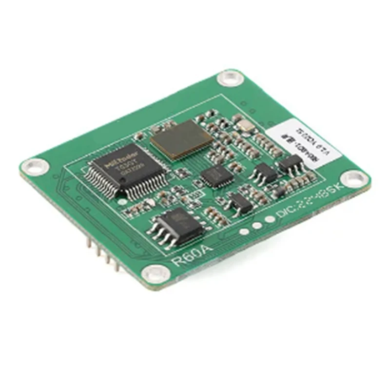 1 PCS R60ABD1 60G Millimeter Wave Radar Sensor Green PC+Metal Breathing And Heartbeat Wave Biosensing Module