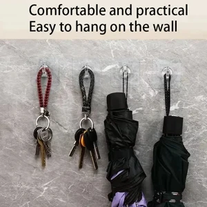 30 قطعة خطافات حائط شفافة قوية ذاتية اللصق مفتاح منشفة باب شماعات حائط معلقة المطبخ اكسسوارات الحمام السنانير أعلى 10 مبيعات حامل مفتاح الحائط - No6