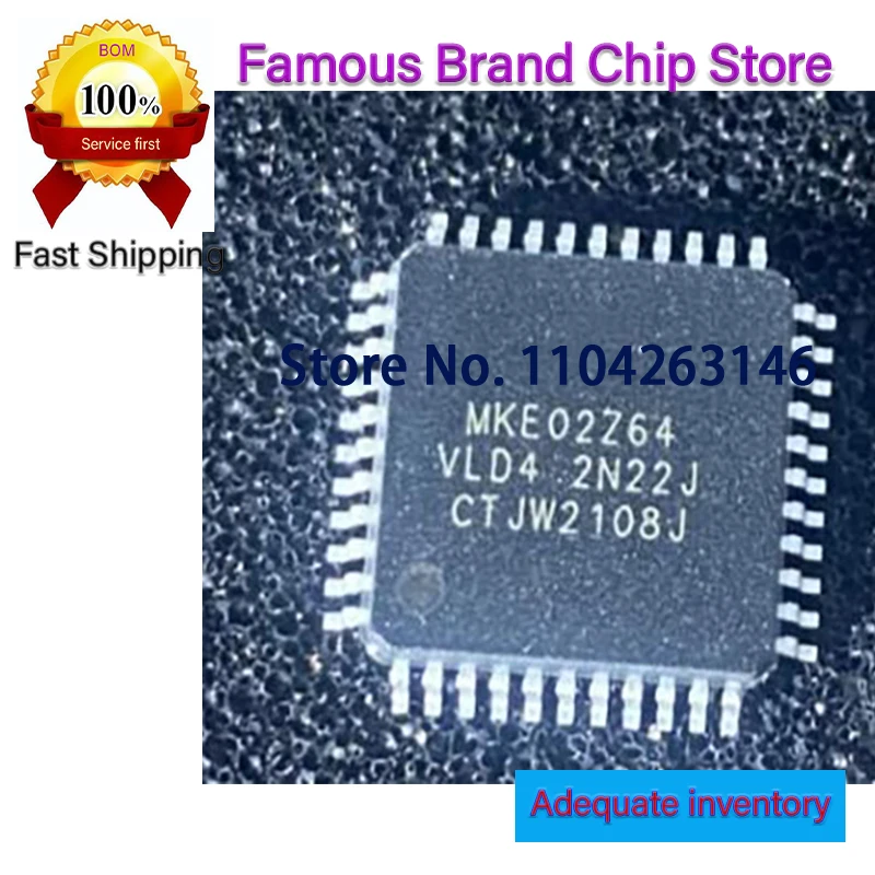 10pcs/lot MKE02Z64VLD4  MKE02Z64 PIC18F4580-I/PT 18F4580 QFP44 NEW
