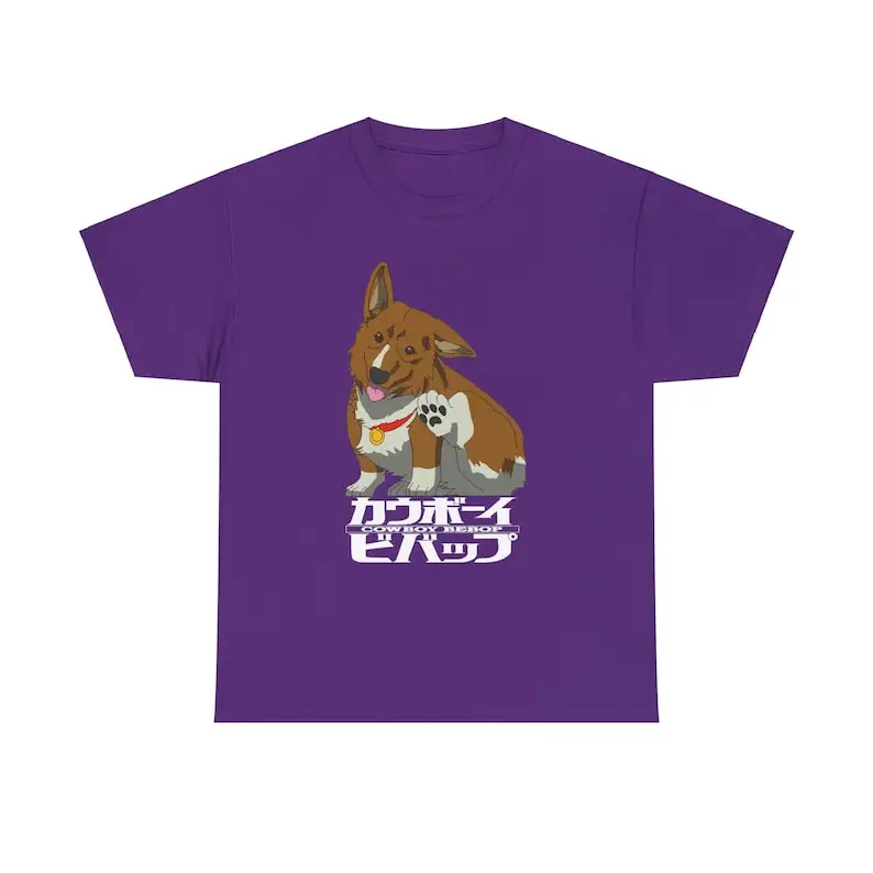 T-shirt Corgi Ein Vintage Anime, T-shirt graphique, Chemise rétro, Robes Mod en, UNISEX